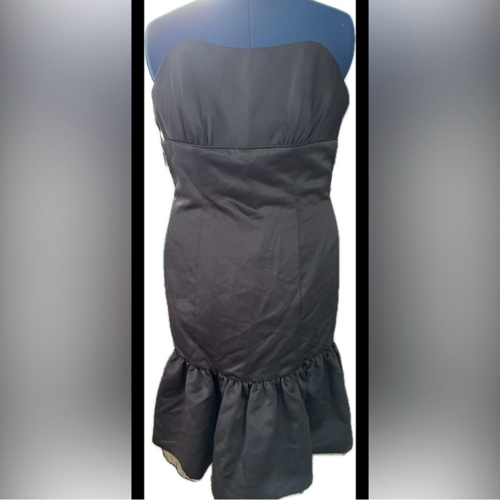 Alfred Angelo, new tags, Elegant Black Strapless Dress comes with straps sz 12